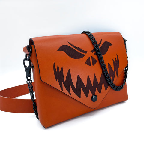 Orange Jac-o'-lantern Bag